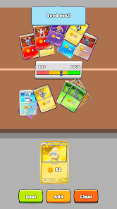 Game interface images of TCG Hyper Card Idle Streamer