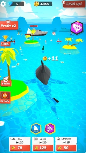 Idle Shark World on Apkmod.app