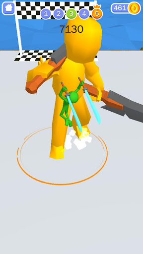 The Game of Slashing Through the World
