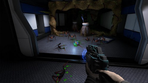 Shooting game.
