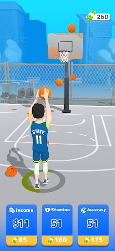 My Basketball Career MOD Menu Enabled