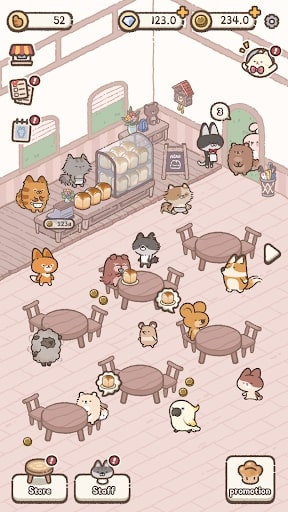 Meow Bakery Mod Menu