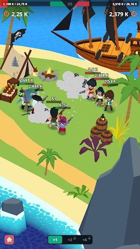 Idle Pirates - Ship Simulator MOD full crystals