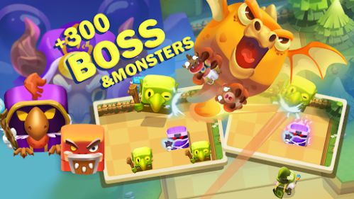 Defeat bosses in Bounce Ball Magic Ball