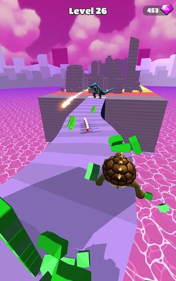 Kaiju Run mod with unlimited money