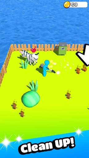 Zoo Clean Up Money Unlock Feature