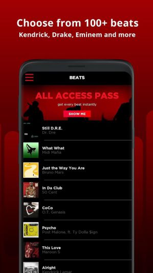 Full unlocked version of AutoRap by Smule