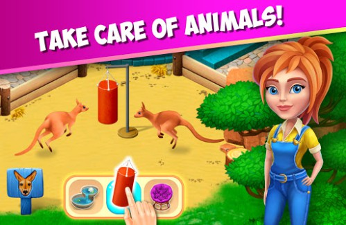 Puzzle game for saving animals