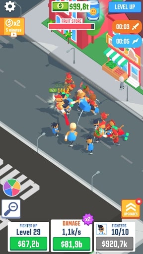 Idle Gang MOD contains no ads