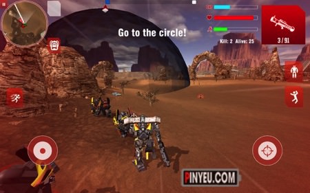 Get the modded Royal Robots Battleground MOD APK