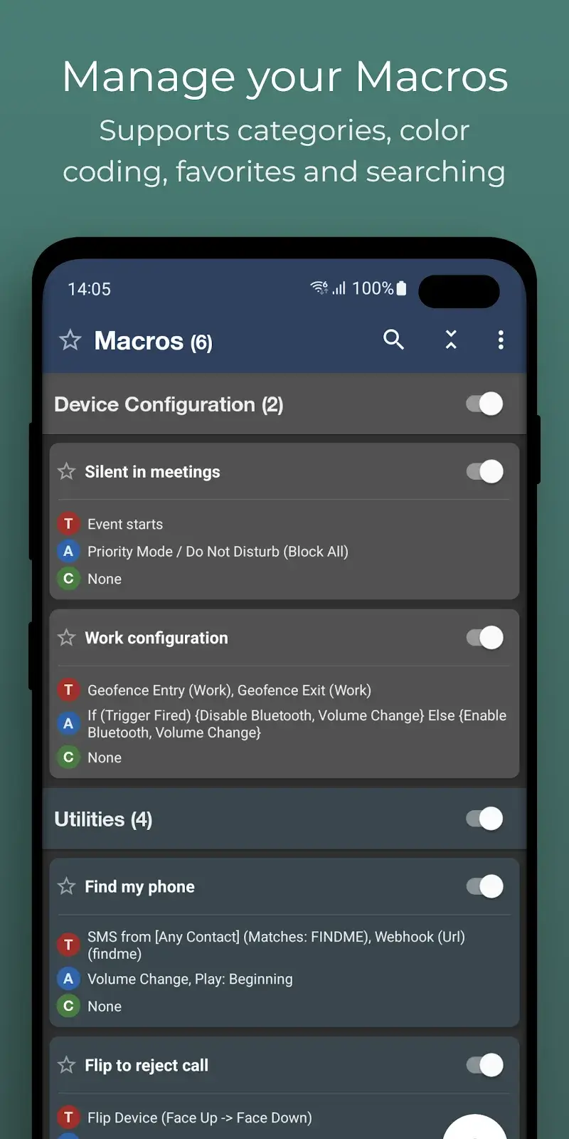 MacroDroid screenshot 5