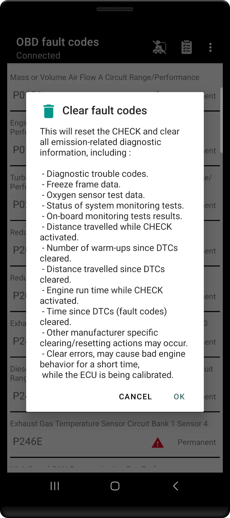 Torque OBD2 Diagnostics screenshot 3