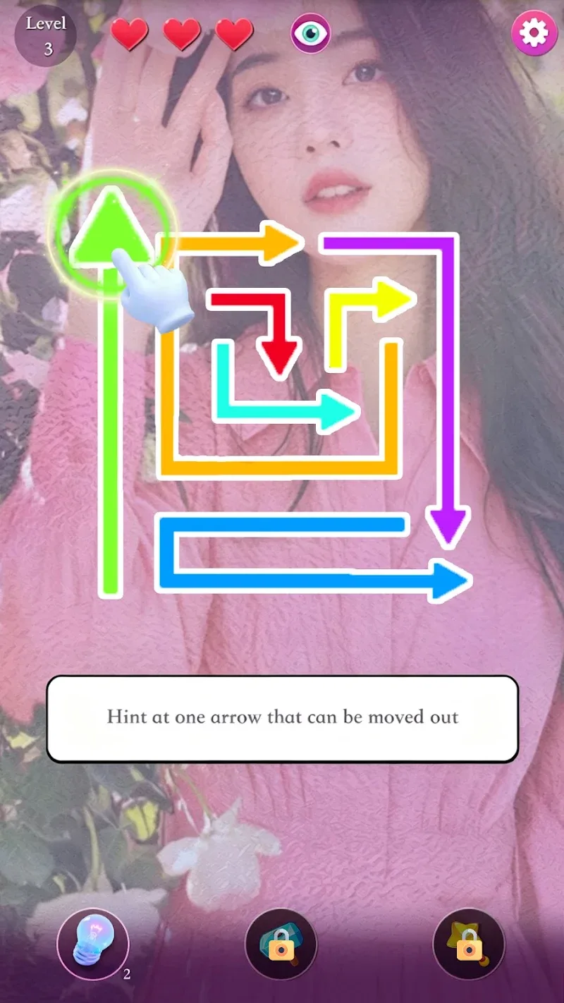 Arrow Away puzzle layout