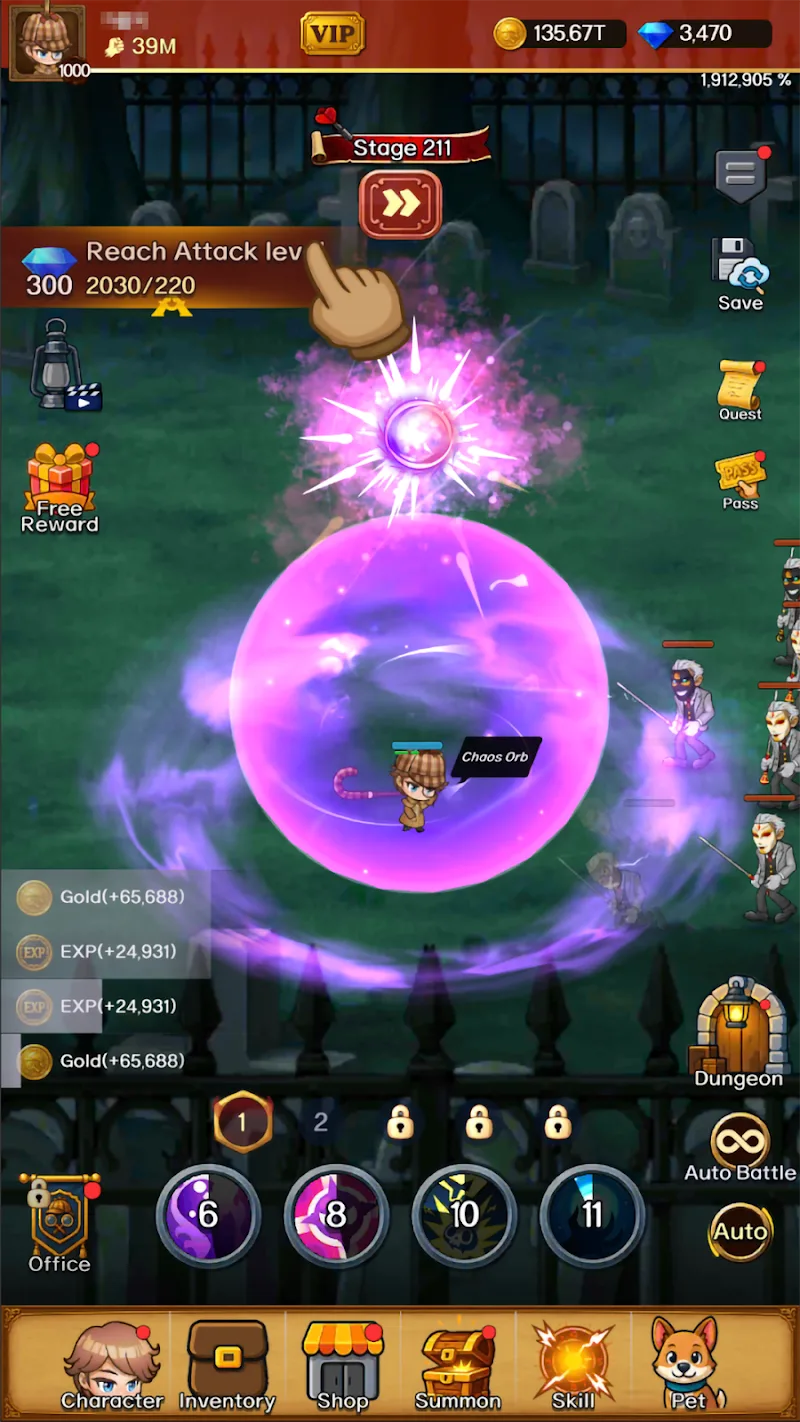 Little Sherlock Idle RPG screenshot 2