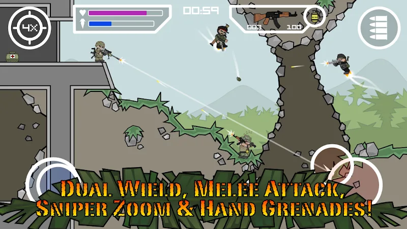 Mini Militia Classic screenshot 2