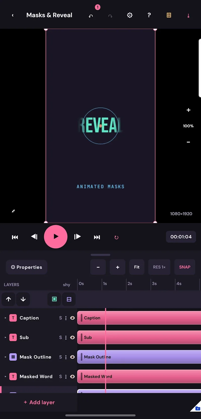 Effects Motion Studio screenshot 3