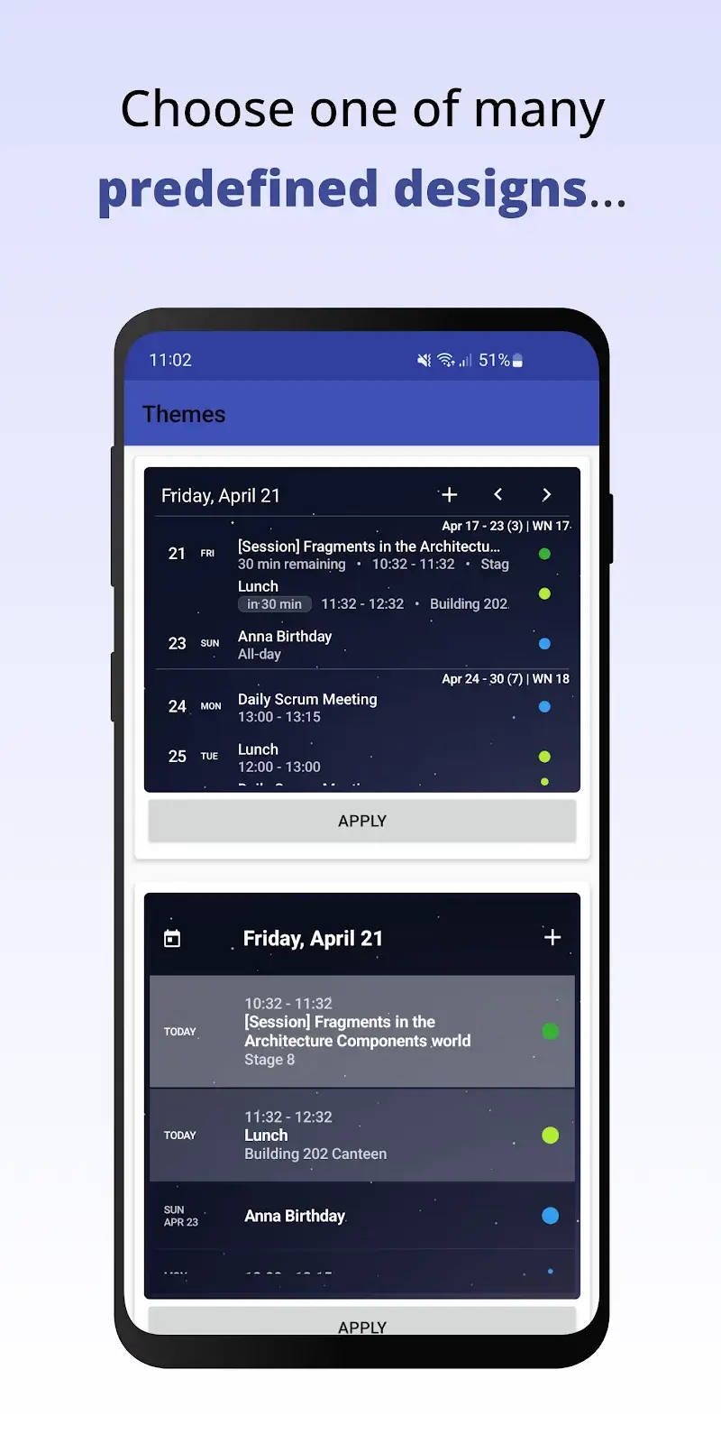 Your Calendar Widget screenshot 3