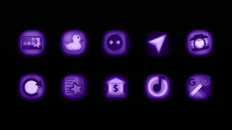 Ultraviolet Icon Pack screenshot 2