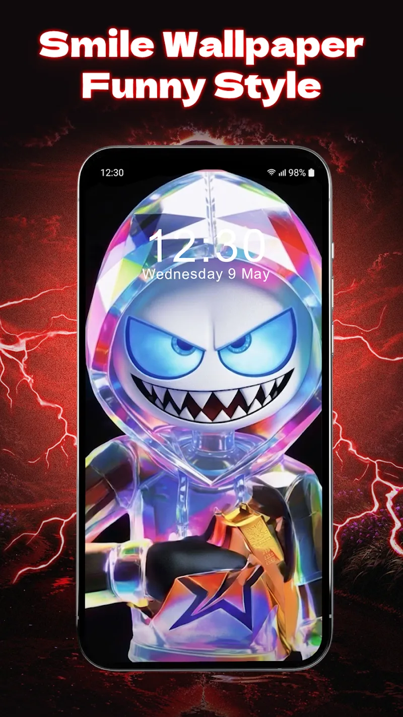 Fun Smile Silly Live Wallpaper screenshot 1