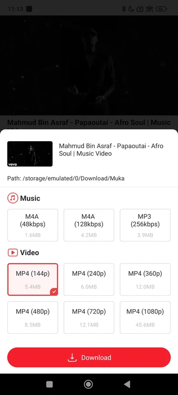 Muka Downloader screenshot 3
