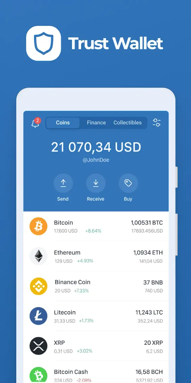 Trust Wallet screenshot 1