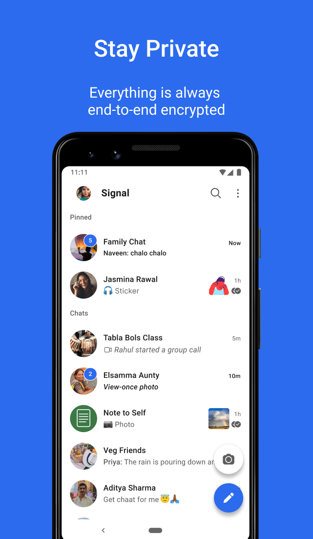Signal screenshot 1