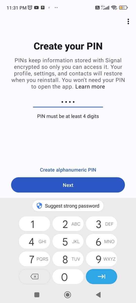 Signal screenshot 7