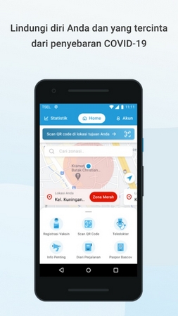 PeduliLindungi screenshot 1