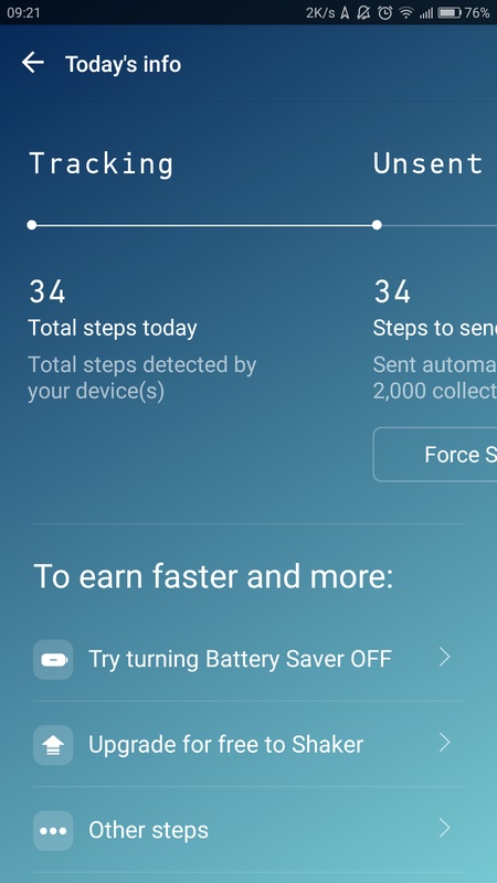 Sweatcoin screenshot 3