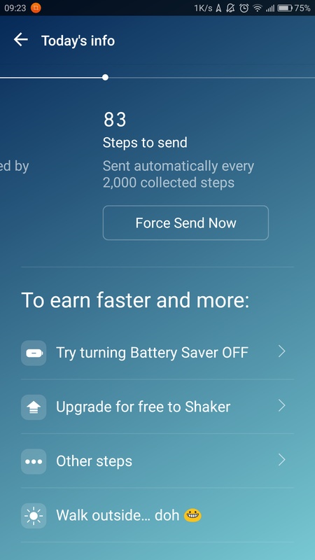 Sweatcoin screenshot 4