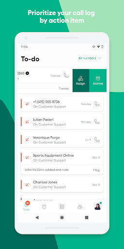 Aircall screenshot 2