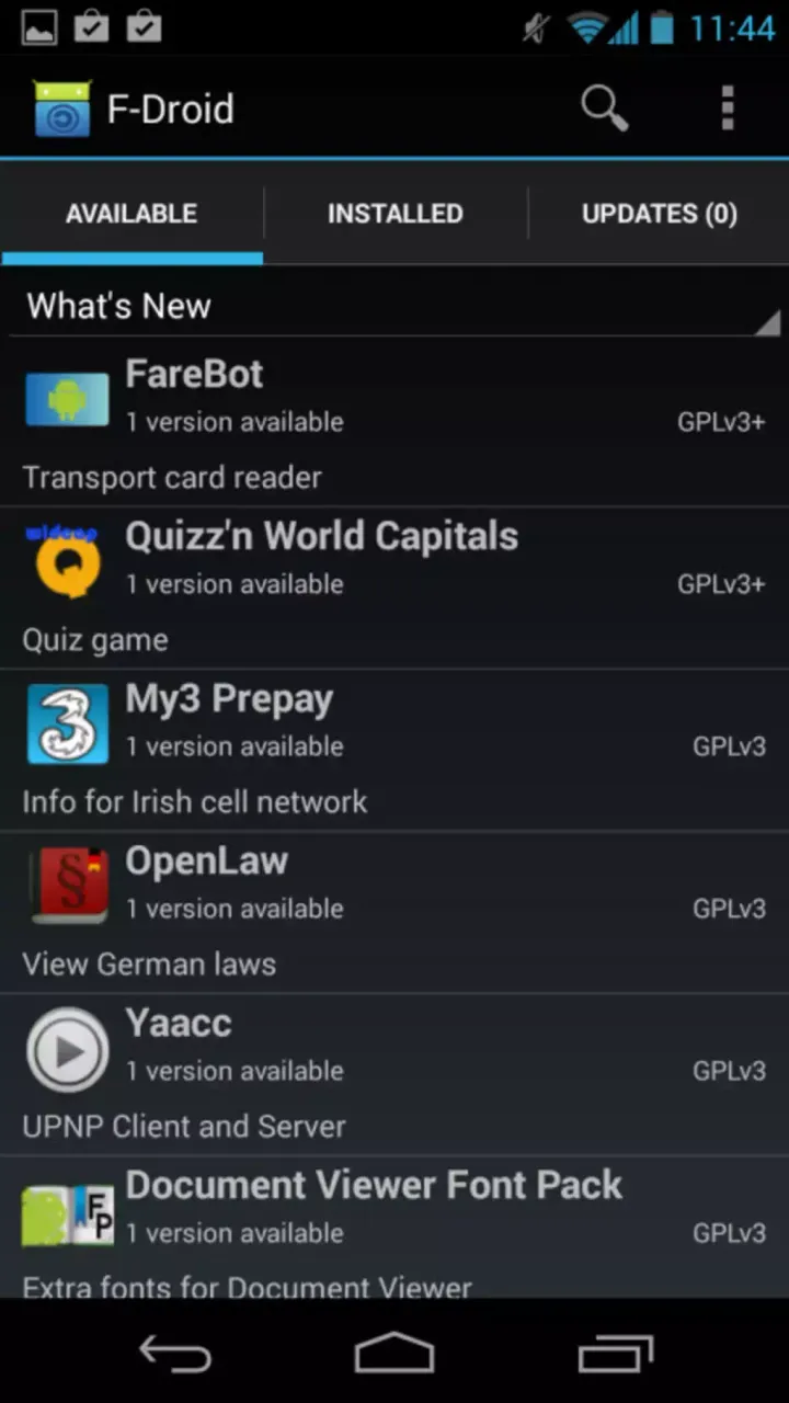F-Droid screenshot 2