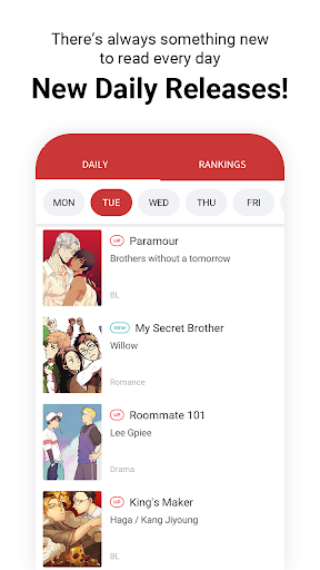 Lezhin Comics screenshot 4