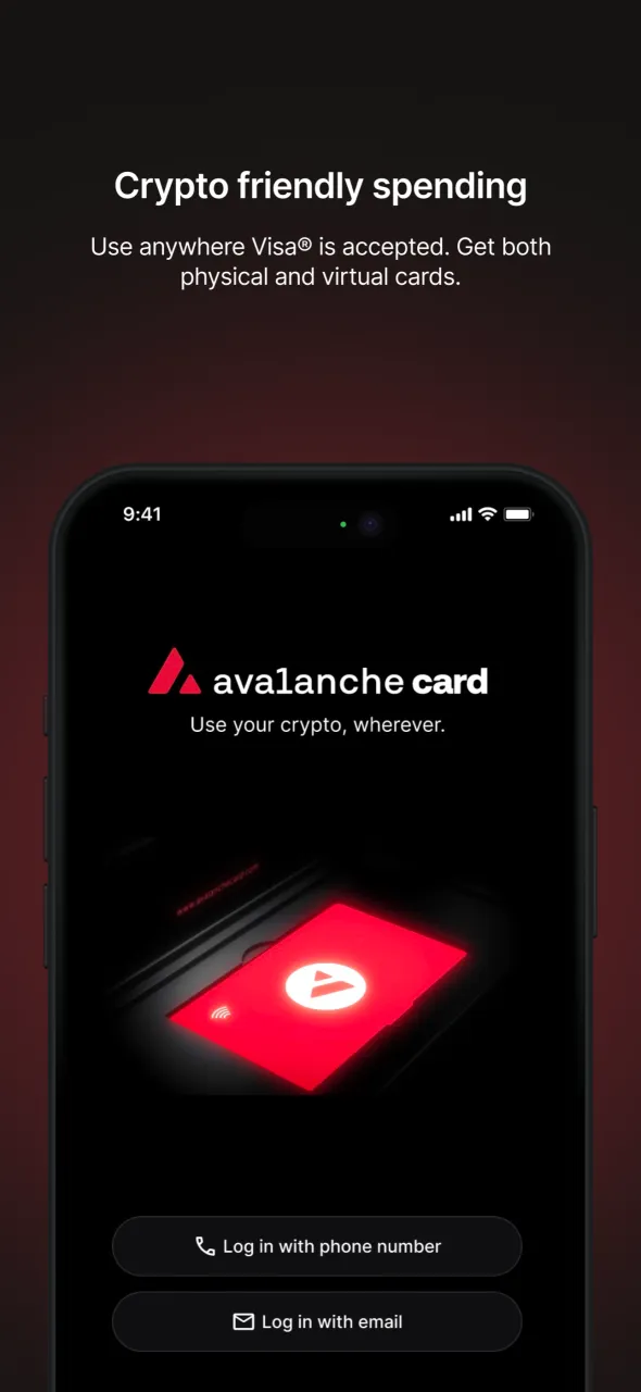Avalanche Card screenshot 1