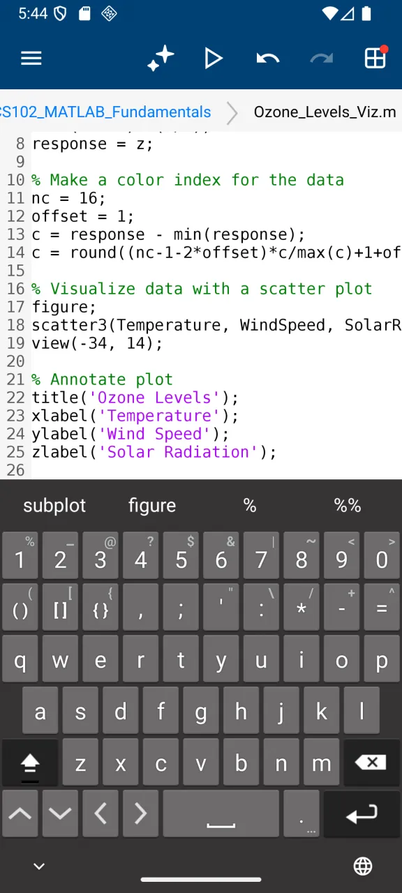 MATLAB screenshot 3