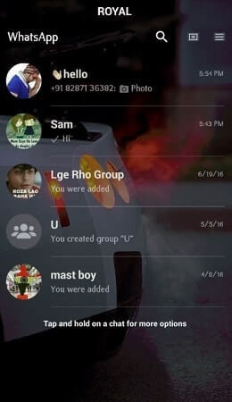 Royal WhatsApp screenshot 4
