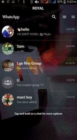 Royal WhatsApp screenshot 2