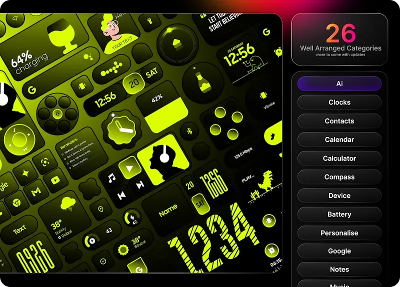 Glass Widgets Pro screenshot 5