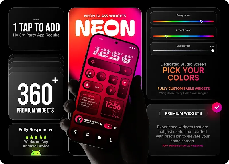 Glass Widgets Pro screenshot 3