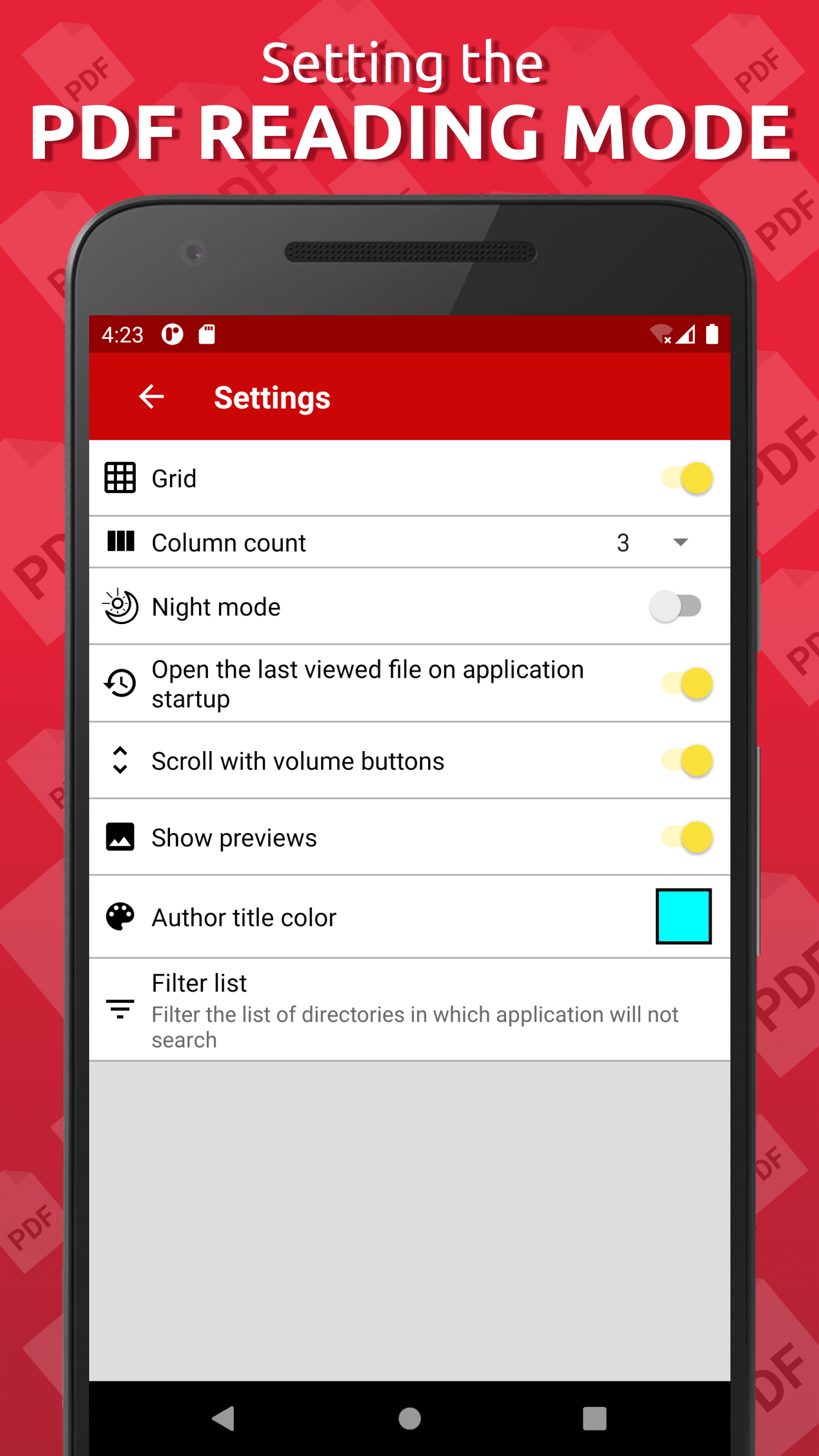 Simple PDF Reader screenshot 3