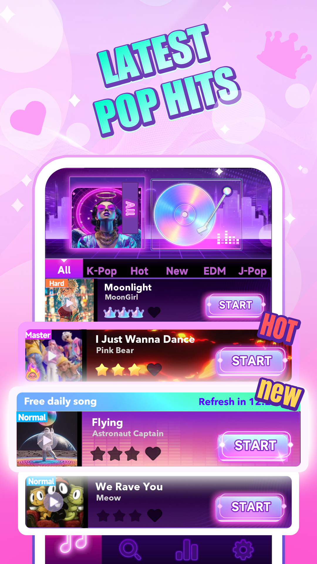 Rhythm Tiles: Pop Songs screenshot 3