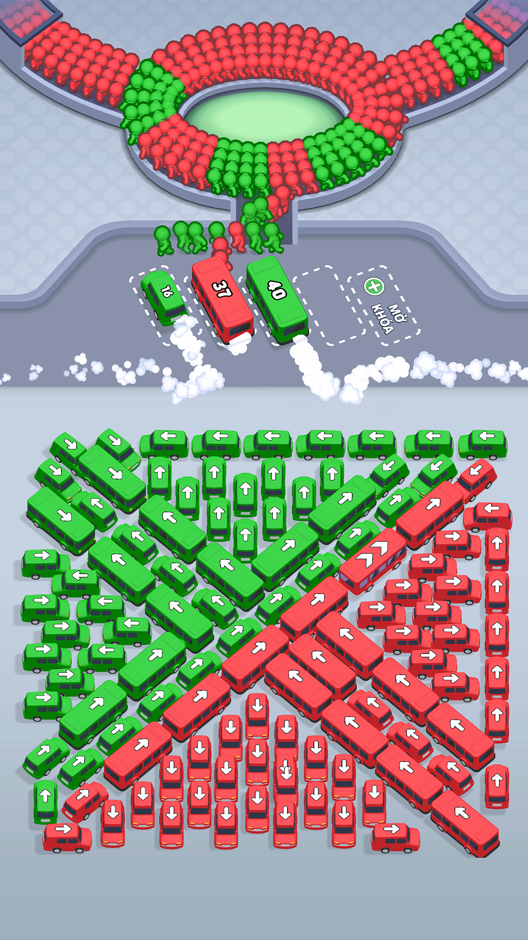 Crowd Escape Bus Puzzle screenshot 1