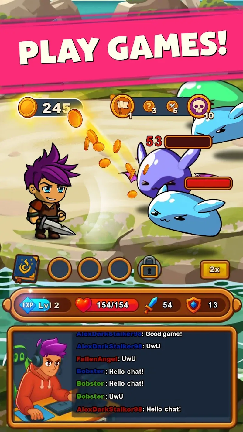 Streamer Go: Idle RPG screenshot 3