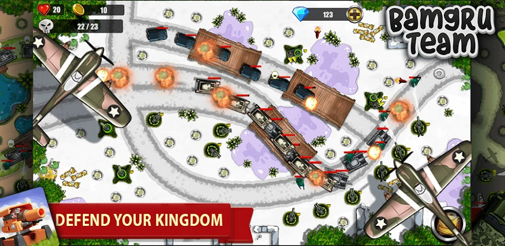 TD - War Strategy Game gameplay screenshot 1