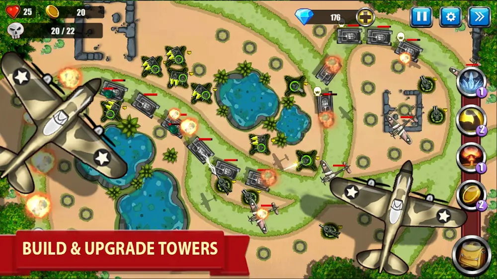 TD - War Strategy Game gameplay screenshot 2
