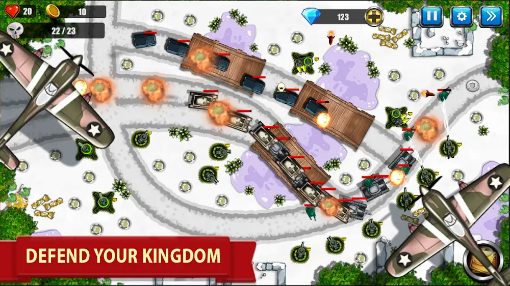 TD - War Strategy Game gameplay screenshot 3