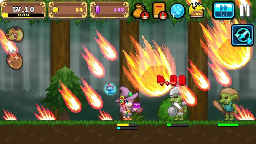 Tap Knight: Dragon's Attack screenshot 7