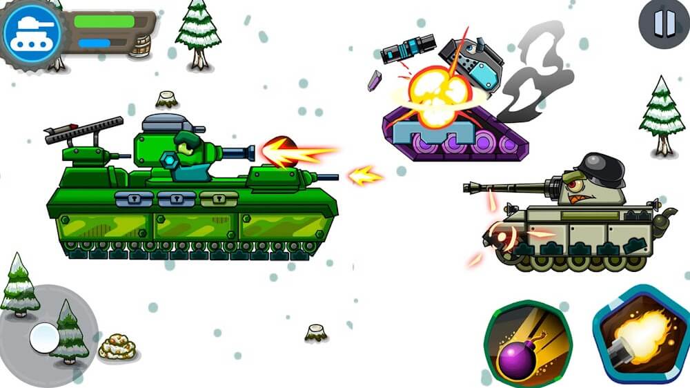 Tank Battle: Tanks War 2D Screenshot 4