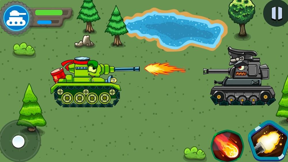 Tank Battle: Tanks War 2D Screenshot 2