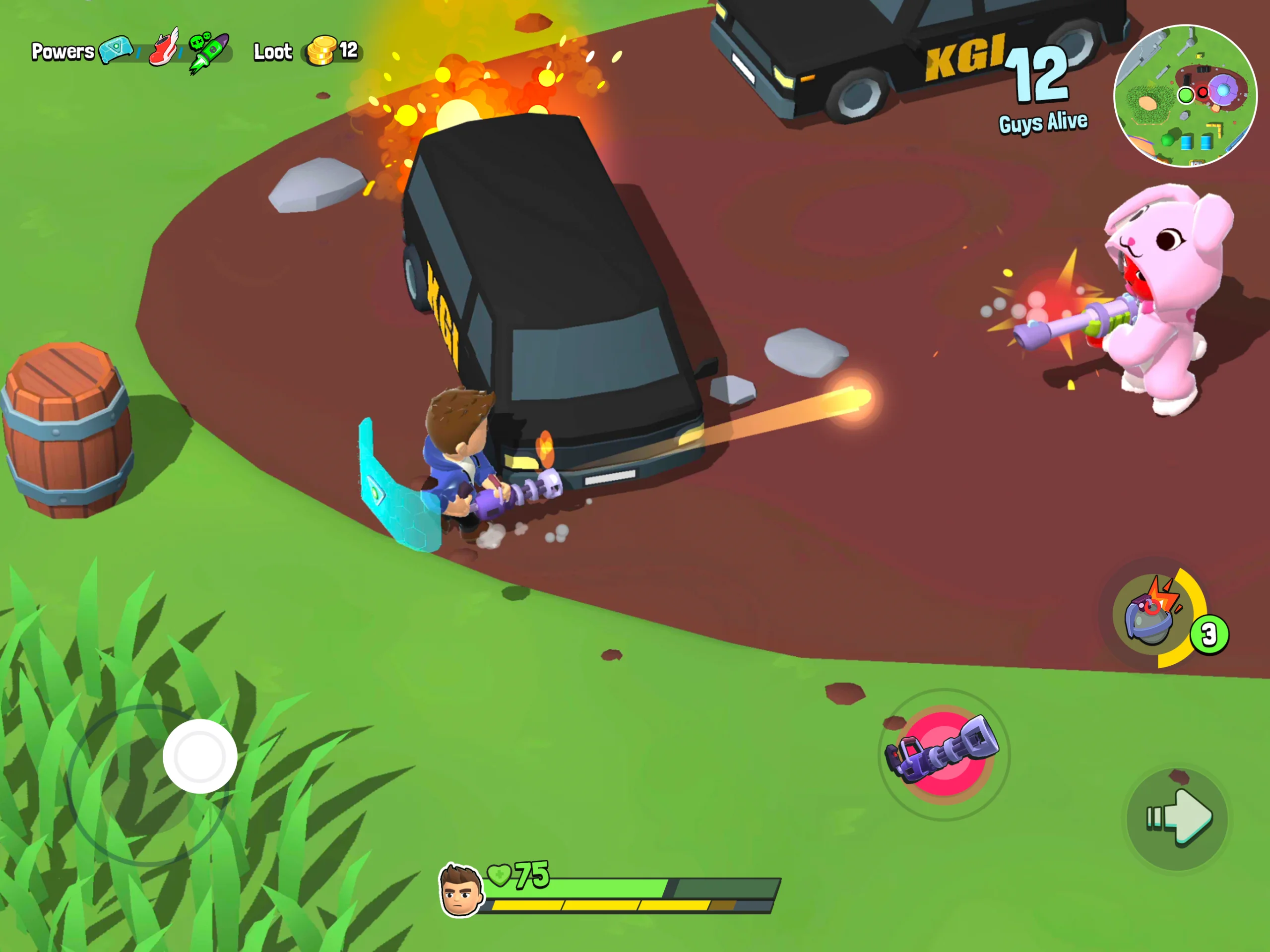 Battle Guys : Royale gameplay screenshot 1